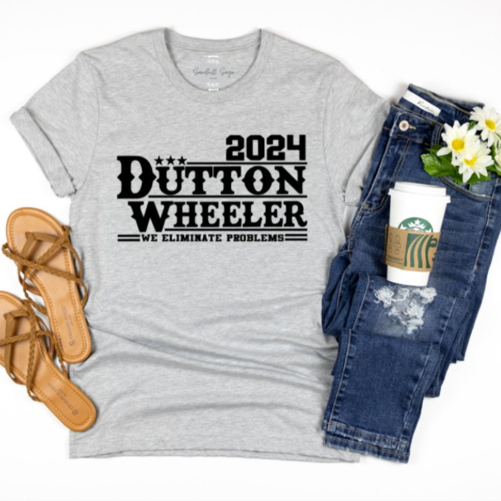 Dutton Wheeler 2024 We Eliminate Problems Yellowstone Rip Beth Custom Tee Shirt